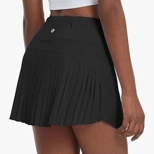 Baleaf Black Pleated Pleated Skort Size Medium
